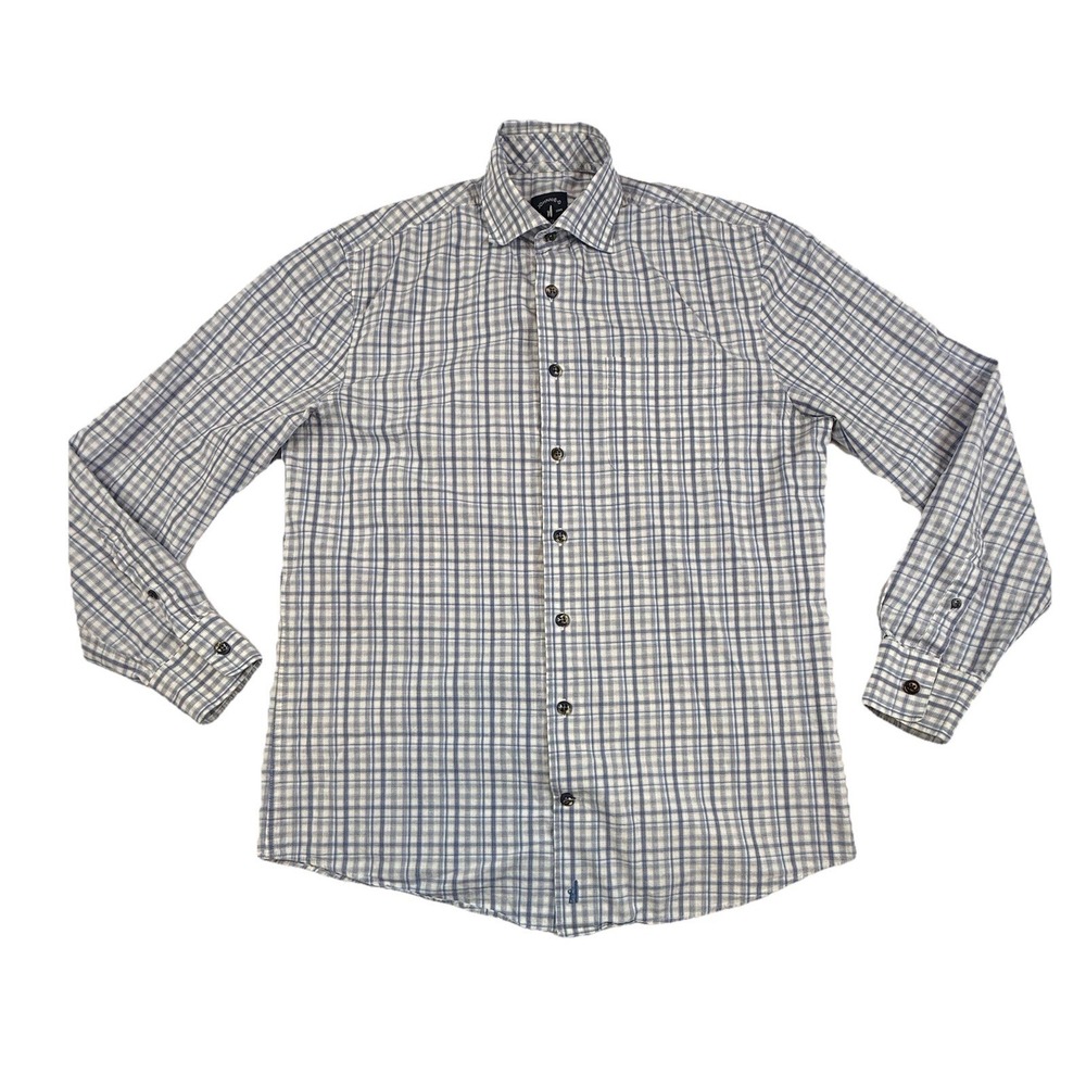 Johnnie O Top Shelf Button Down Shirt Tarpon Oceanside Mens Small JMWL6620